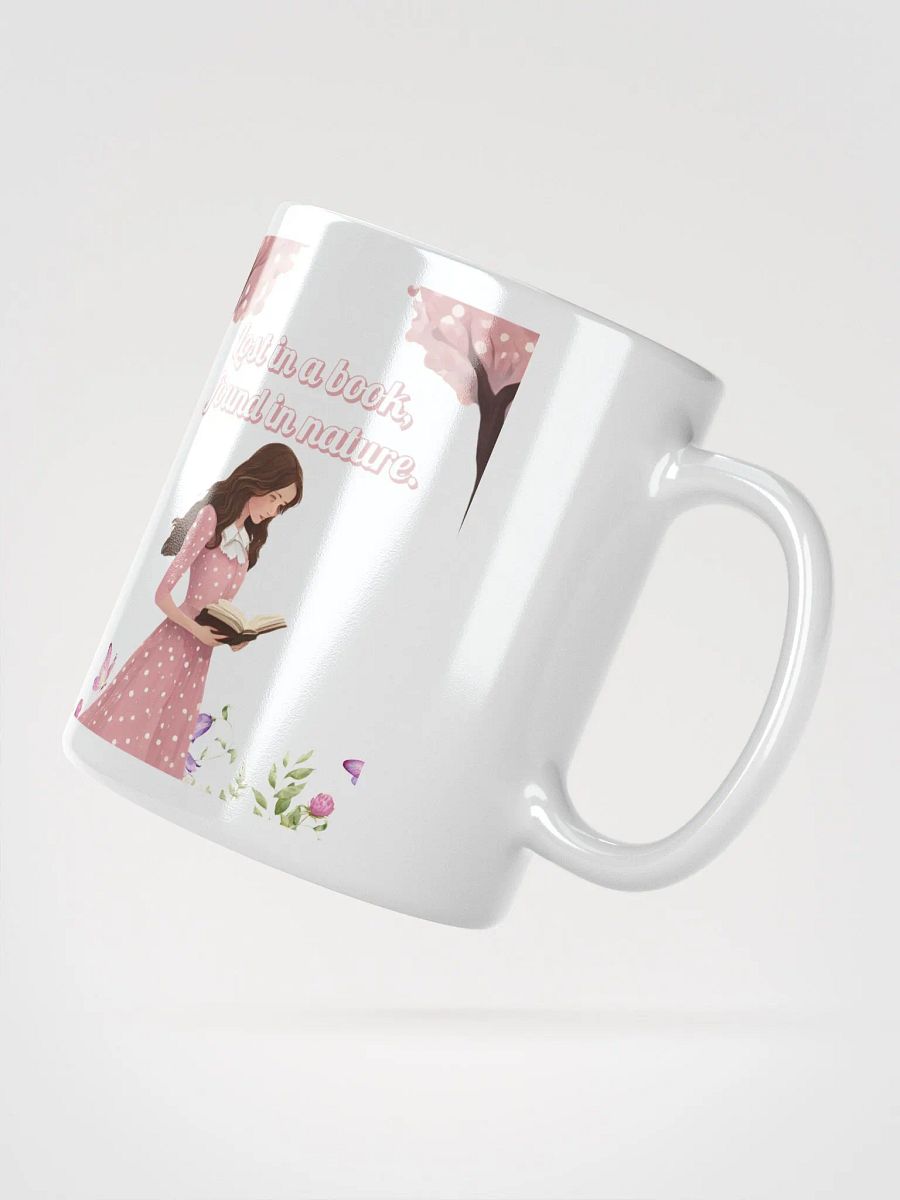 Lost In A Book, Found In Nature White Mug product image (12)