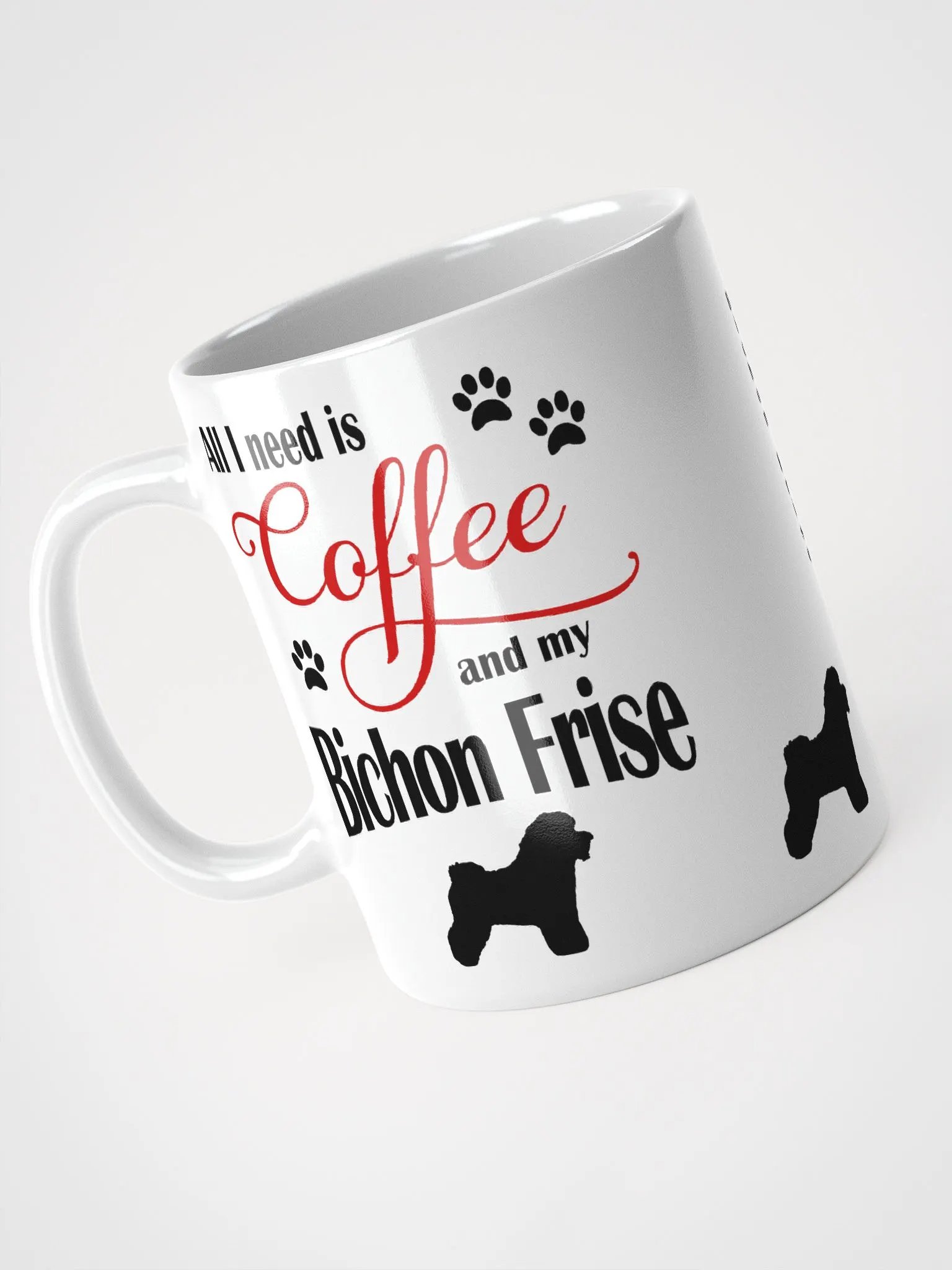 Coffee and my Bichon Frise Mug product image (3)