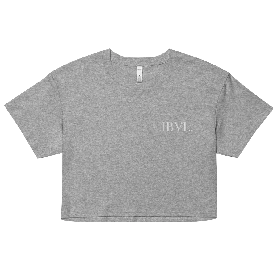 Classic Embroidered IBVL Signature Women's Crop Top product image (1)