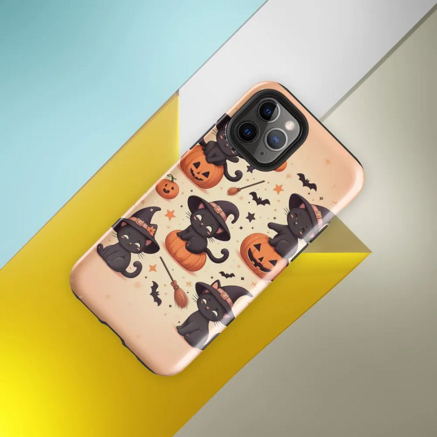 Witchy Black Cats iPhone® Tough Case product image (33)