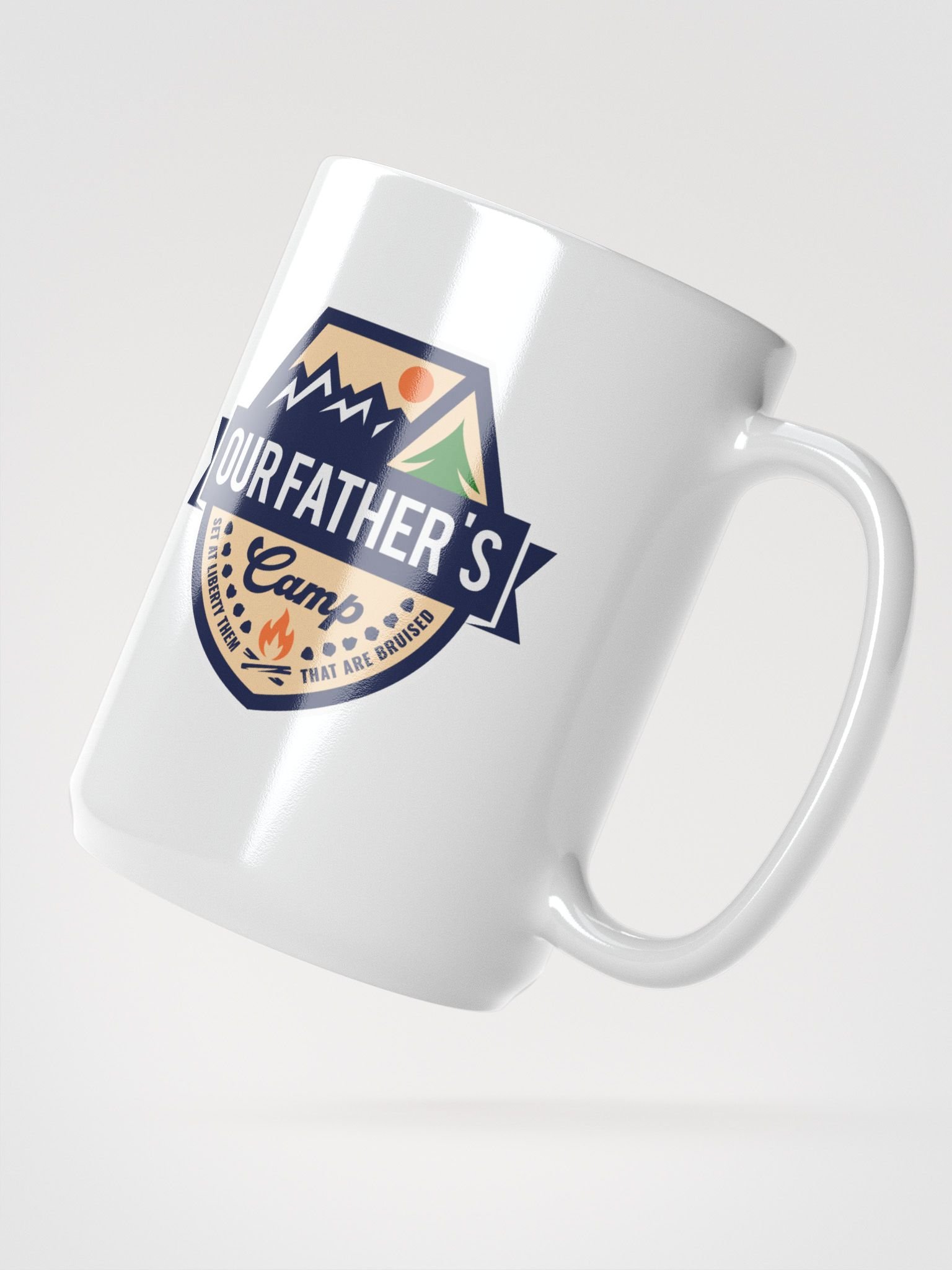 Our Father's Camp White Coffee Mug product image (3)