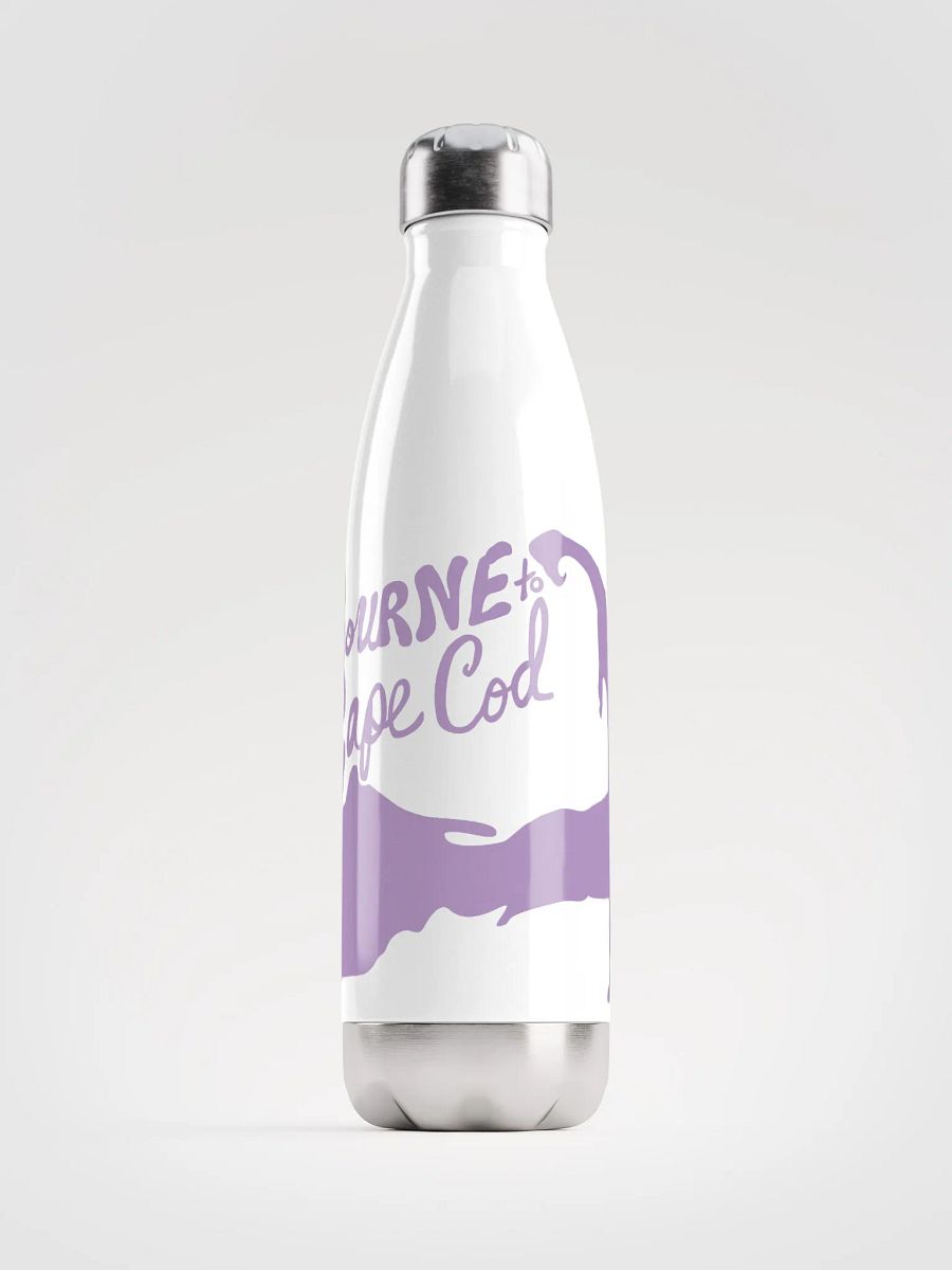 BOURNE to Cape Cod™ | Stainless Bottle | East Side Lavender on White 💧 product image (1)