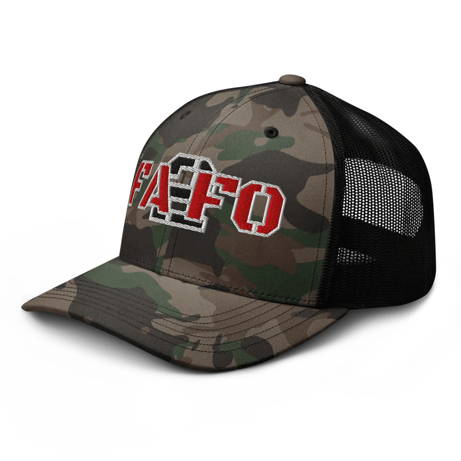 FA2FO Camo Trucker Hat product image (6)