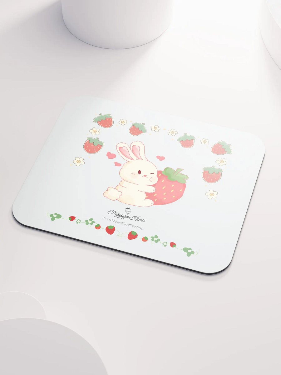 Strawberry Bunny Mouse Pad product image (3)