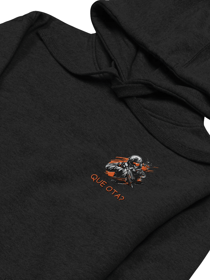 "Que ota?" Left Embroidered Hoodie product image (2)