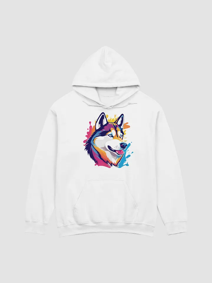 Colorful Siberian Husky Classic Hoodie product image (50)