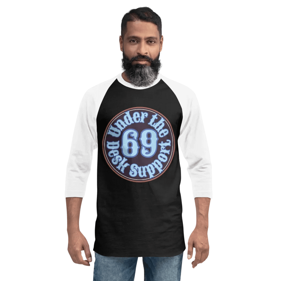 Desk Support Jersey Raglan Tee product image (16)