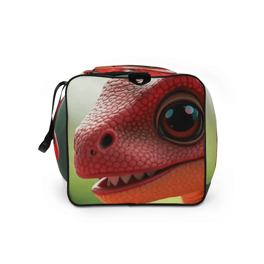 Red Dinosaur All-Over Duffle Bag product image (11)