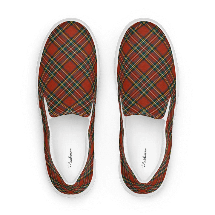 Royal Stewart Tartan Men's Slip-On Shoes product image (1)
