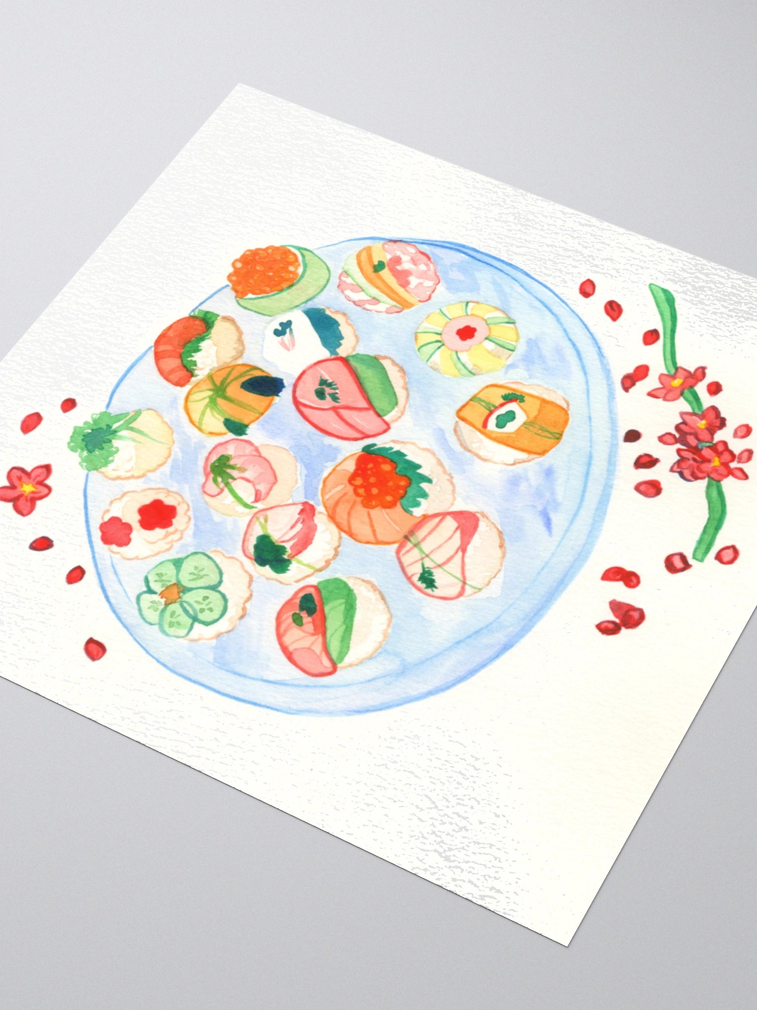Cherry Sushi Sticker product image (3)