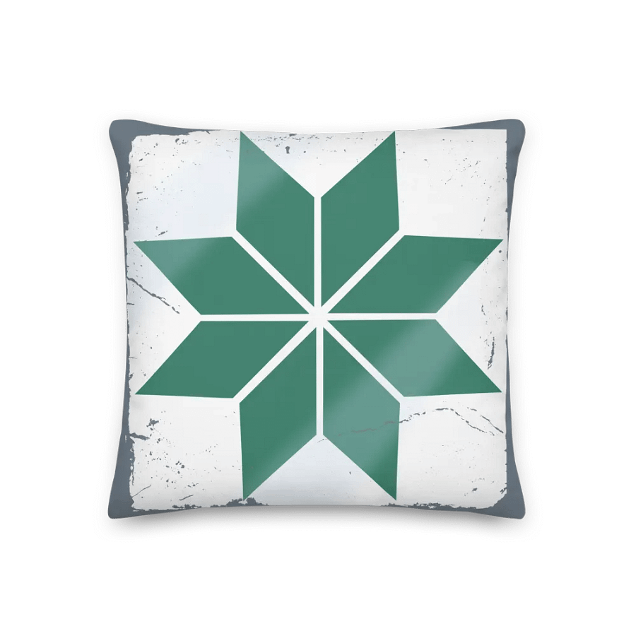 Azul Tile Board Game 18" x 18" Pillow - White product image (3)