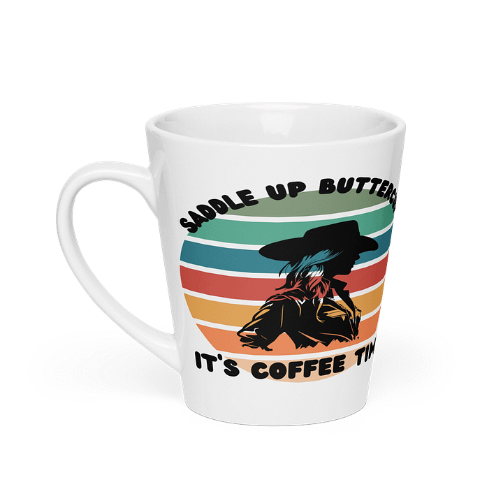 Cowboy Coffee Time Latte Mug product image (1)