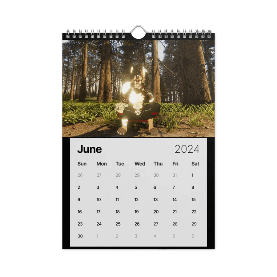 Golden Wolf's calendar product image (8)