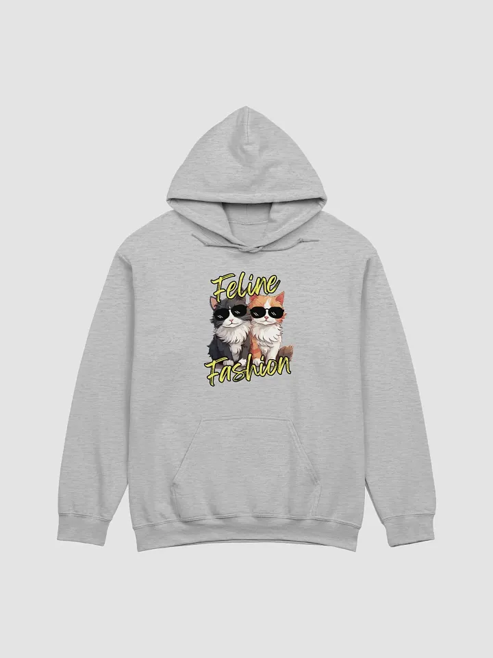 Feline Fashion Cool Cats Sunglasses Hoodie product image (21)