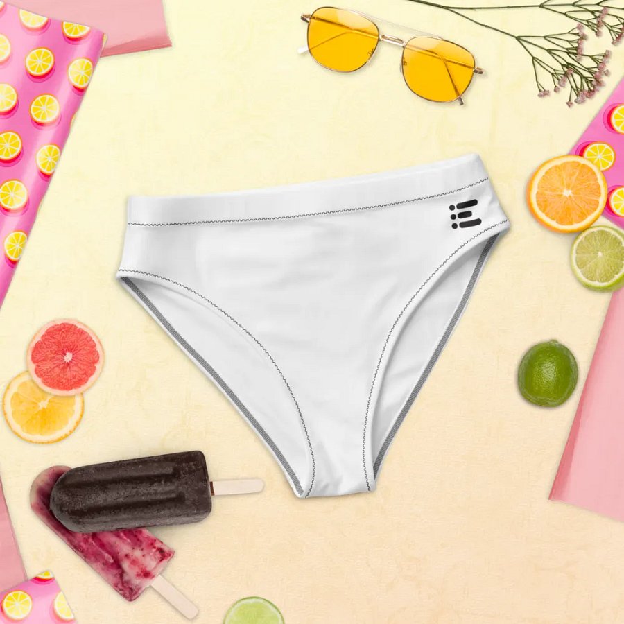 All-Over Print High Waisted Bikini Bottom product image (10)