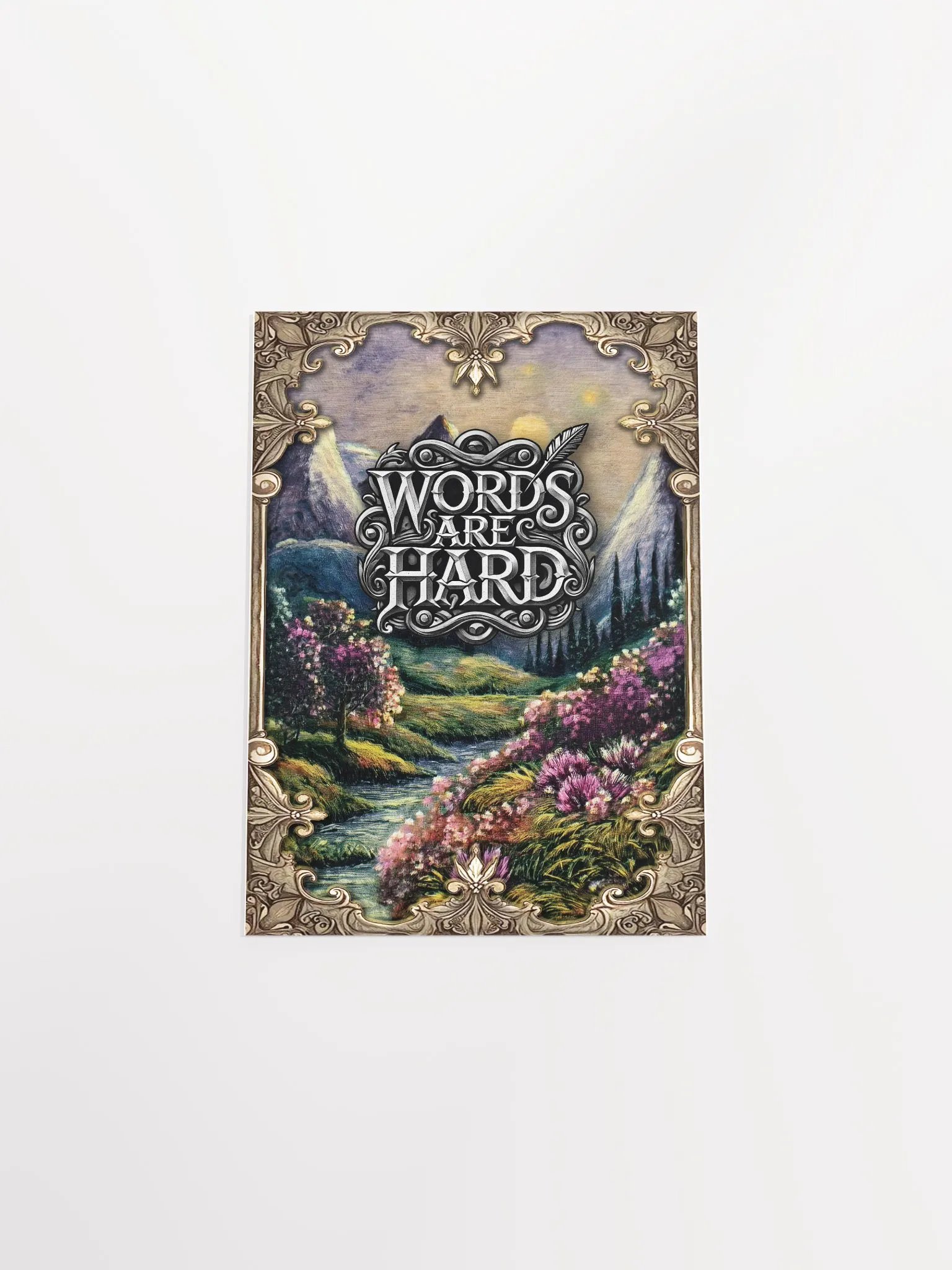Words are Hard Poster product image (4)