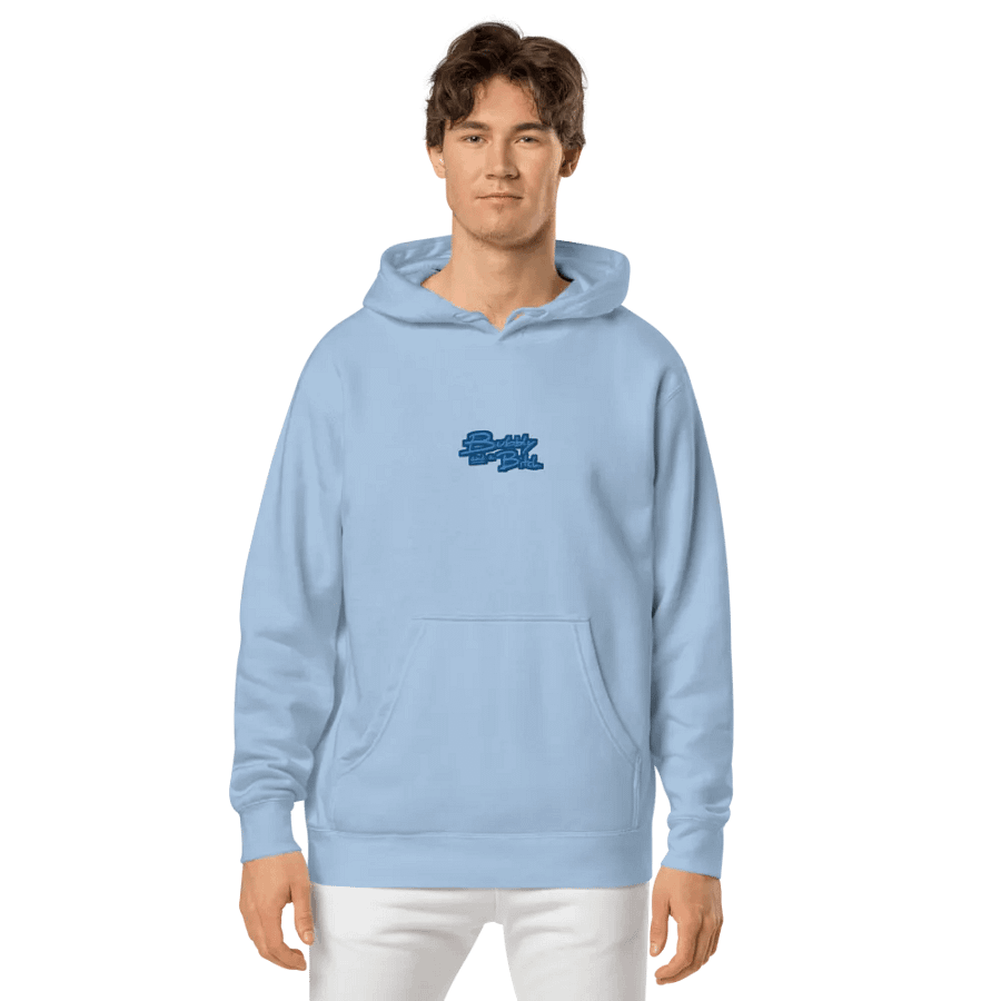 Bubbly and a B*tch (C. creek design) embroidered pigment-dyed hoodie product image (3)