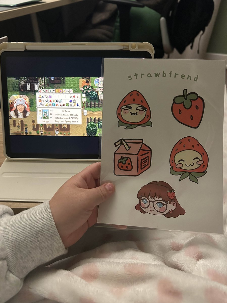 strawbfrend sticker pack product image (7)