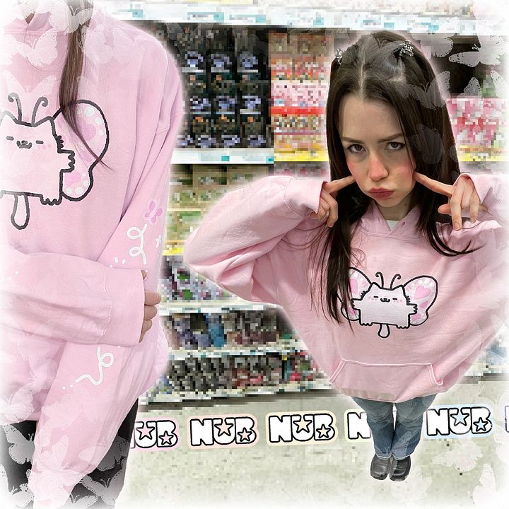 butterflycat hoodie product image (1)