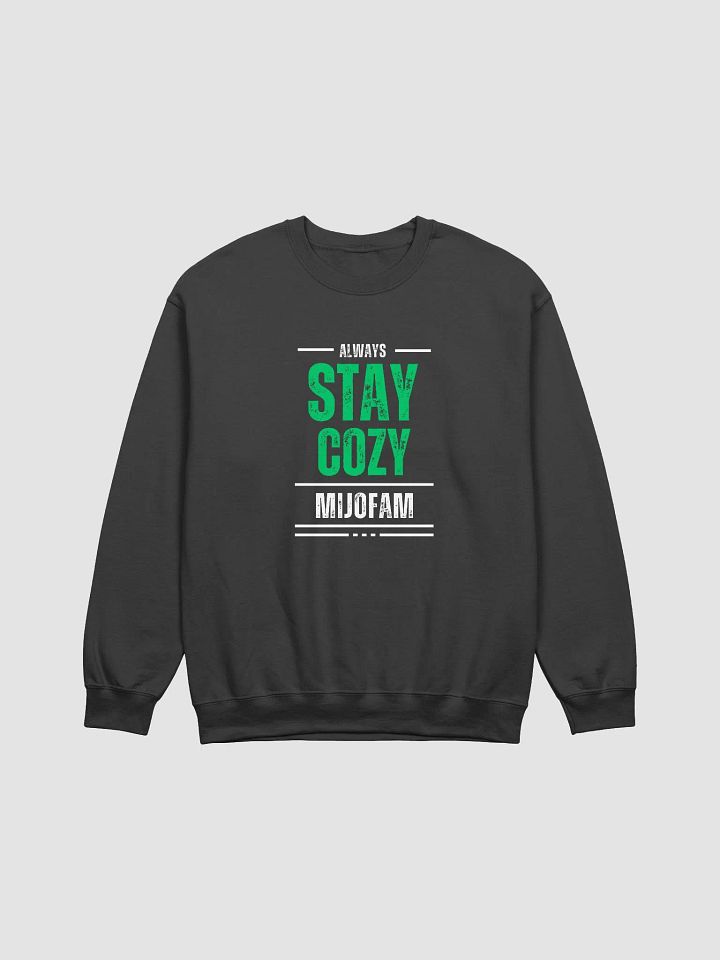 Always Stay Cozy Crewneck (Black Edition) product image (1)
