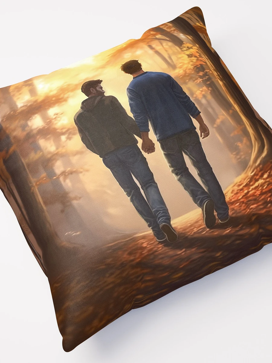 Fall Romance - Gay Couple Throw Pillow product image (5)