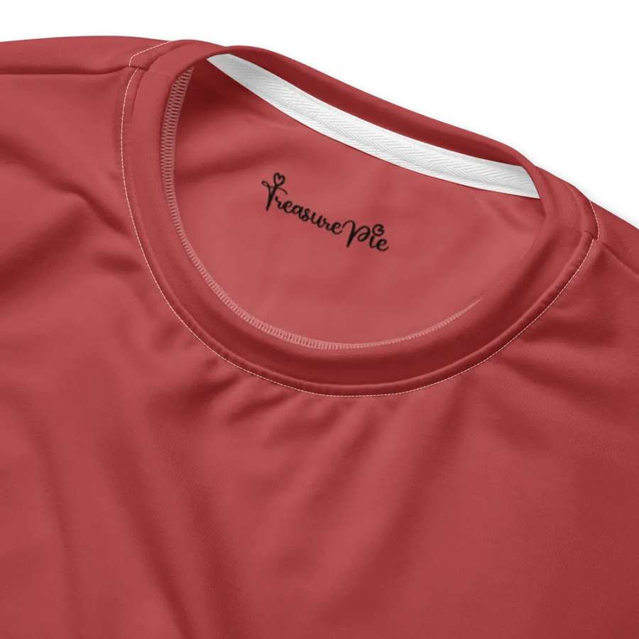 Plain Brick Red Soft Summer Unisex Recycled Polyester Heavyweight Premium Sweatshirt by Treasure Pie product image (4)