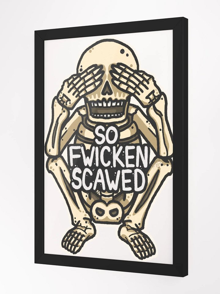 So Fwicken Scawed Framed Poster product image (10)