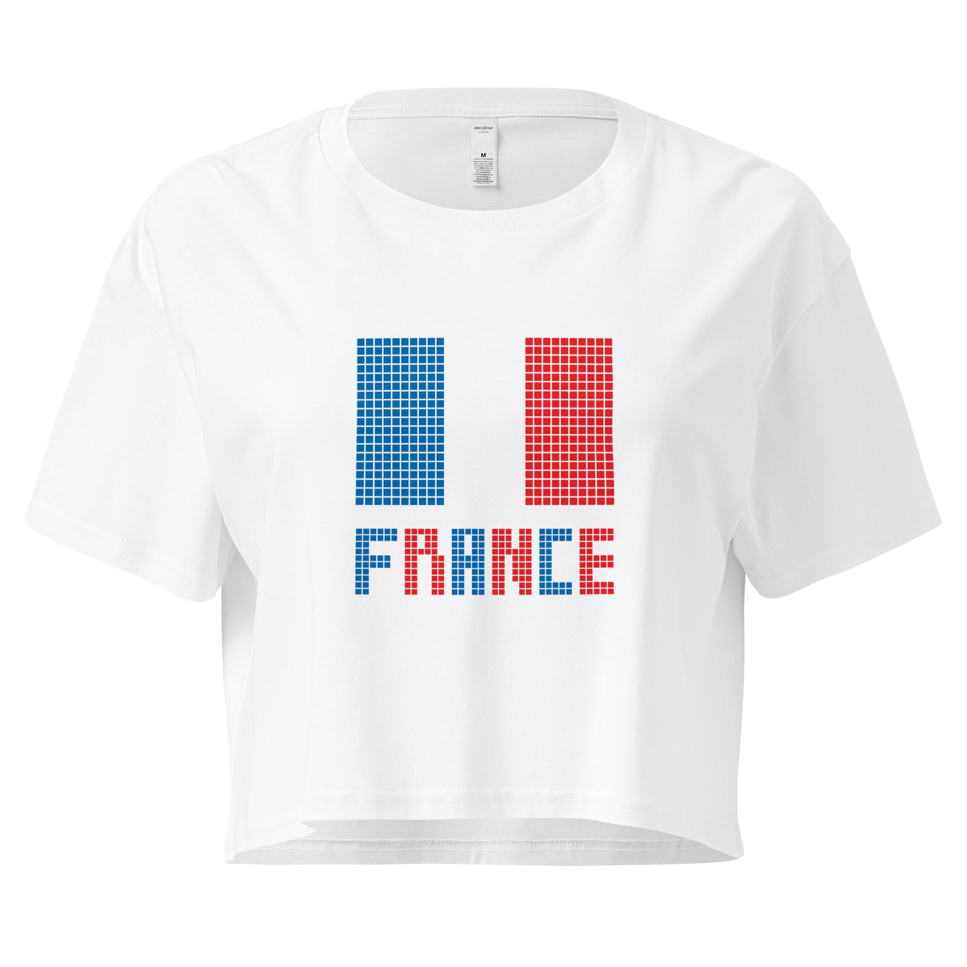 Pixelated Pride French Crop Top product image (21)