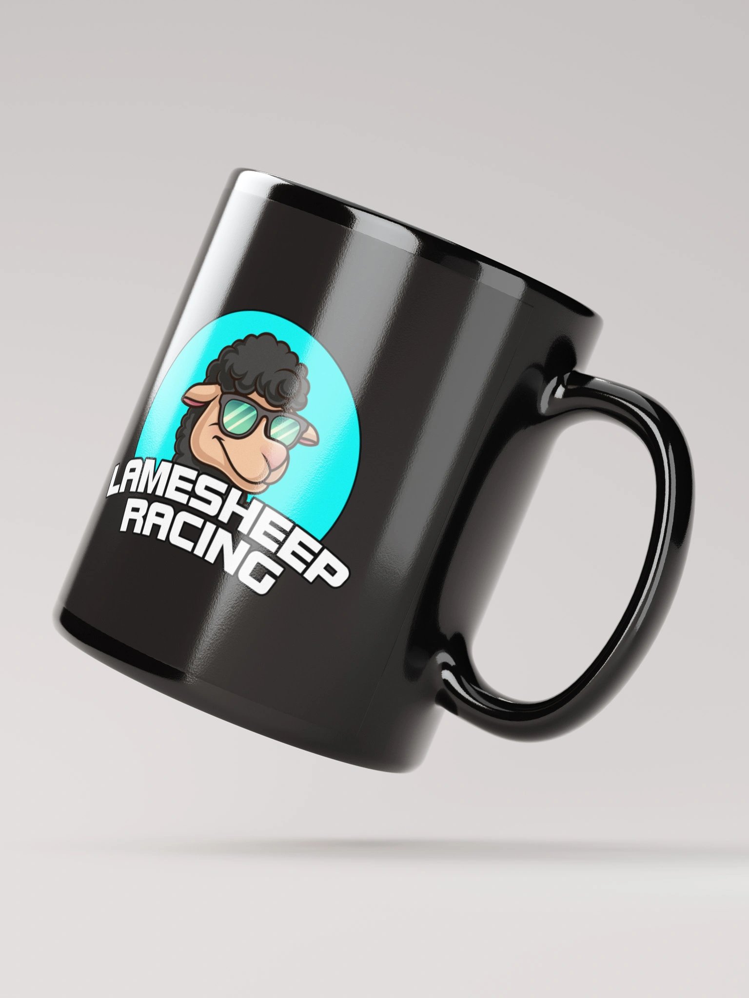 Cool Sheep Black Mug "If gap = car" product image (3)