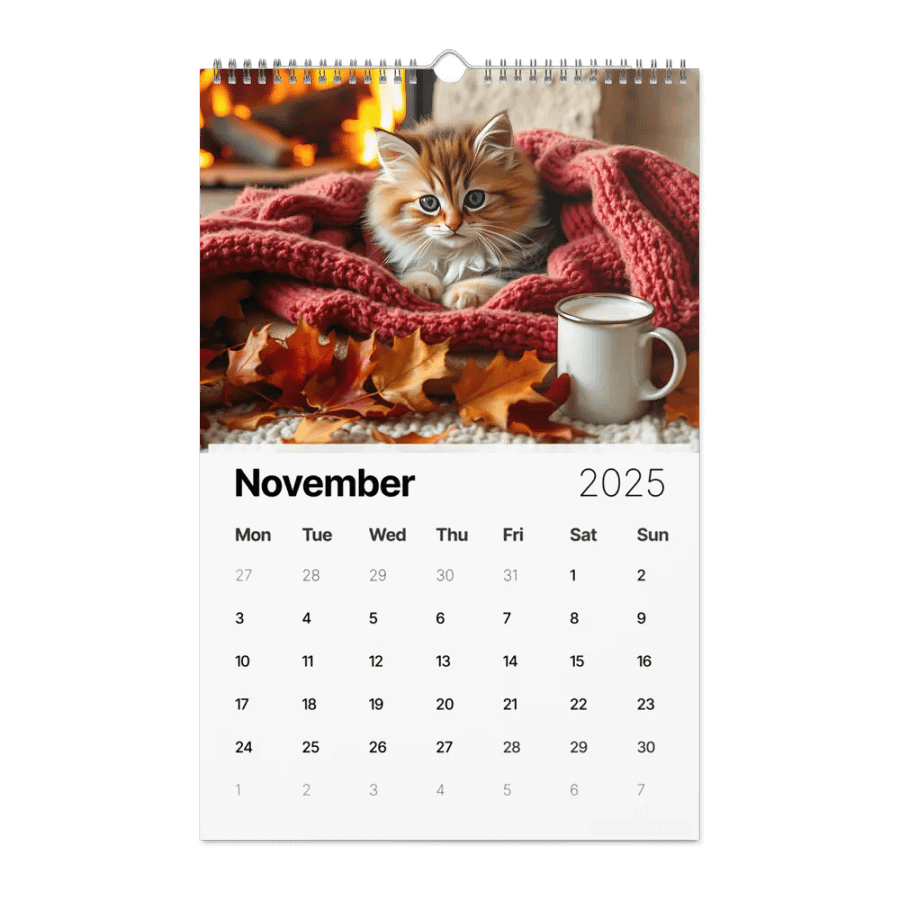 Adventurous Cat Wall Calendar 2025 product image (11)