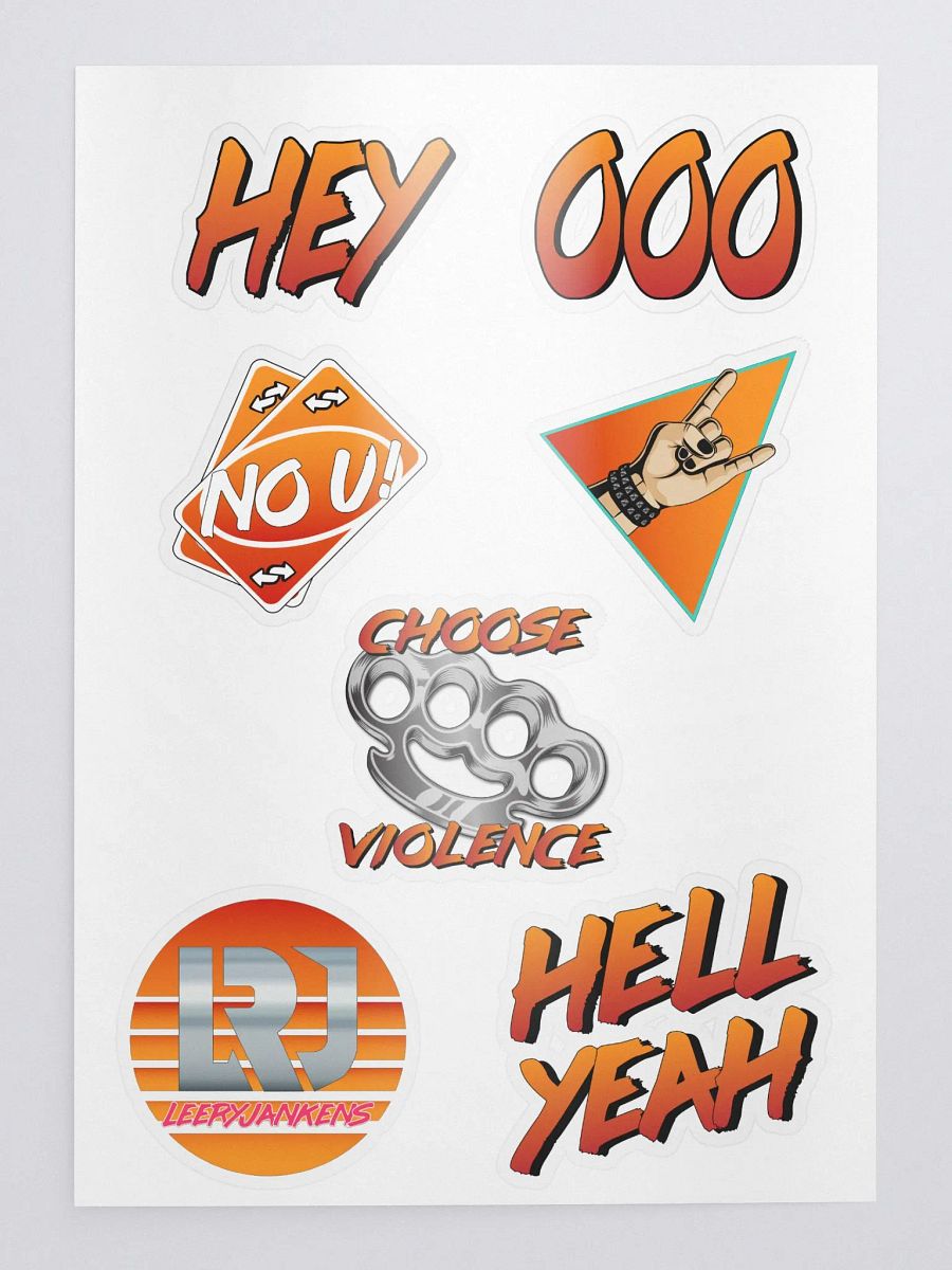 Emote Sticker Sheet product image (1)