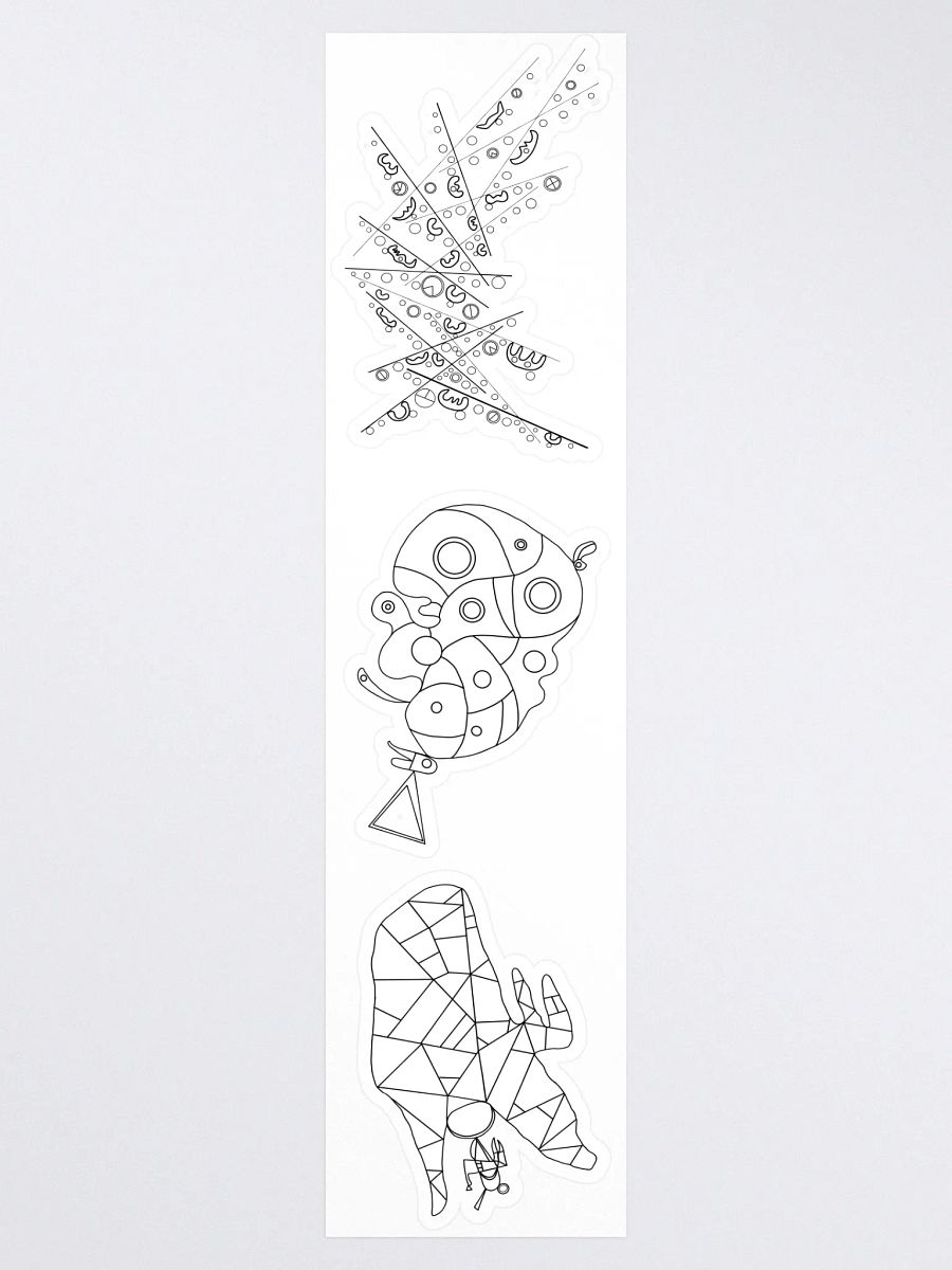 Color-Your-Own Kandinsky's Stickers! product image (3)