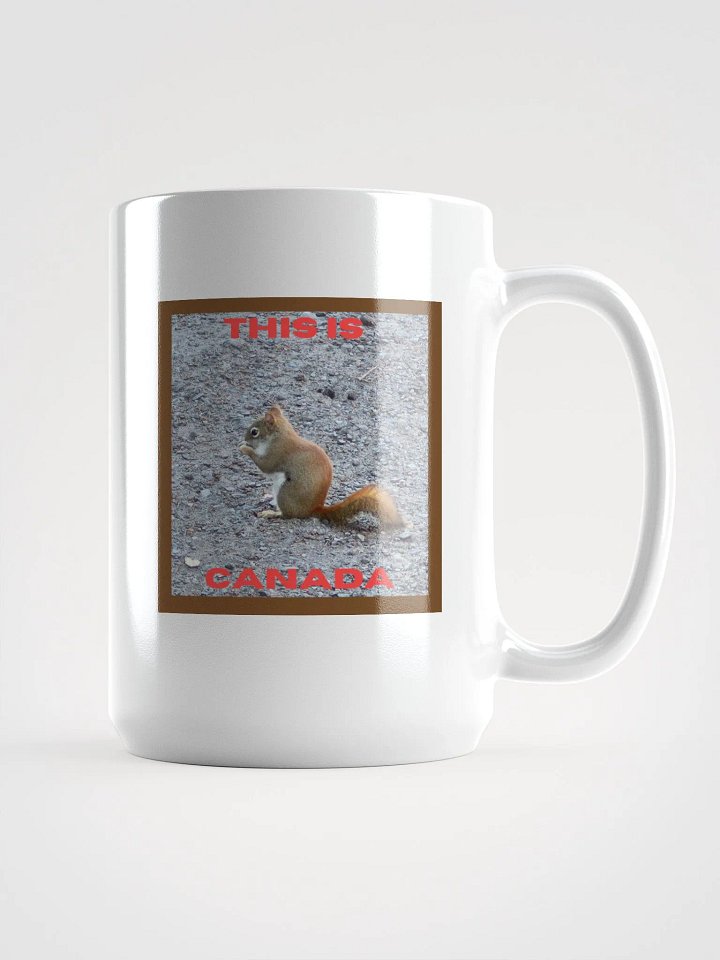 Adorable Red Squirrel White Glossy Mug product image (1)
