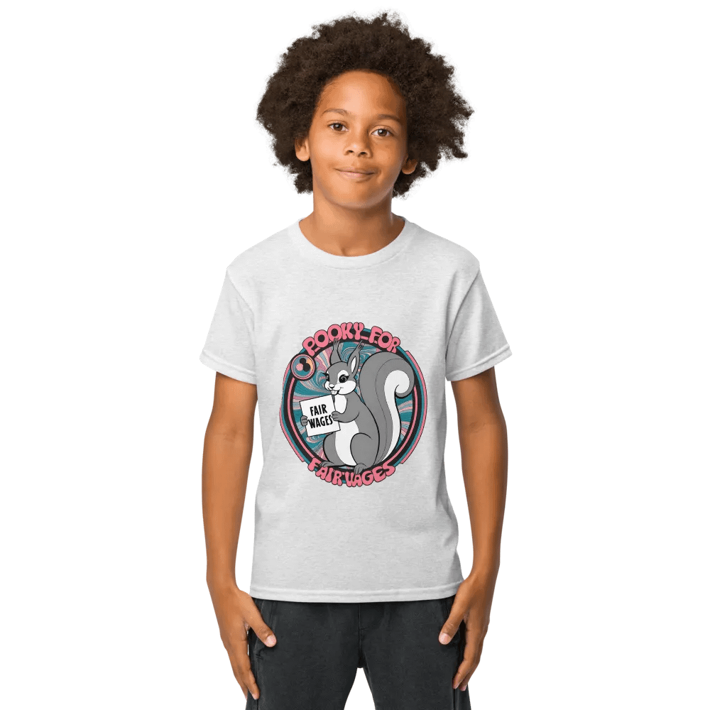 Pooky's Fair Wages Youth Sports Tee product image (1)