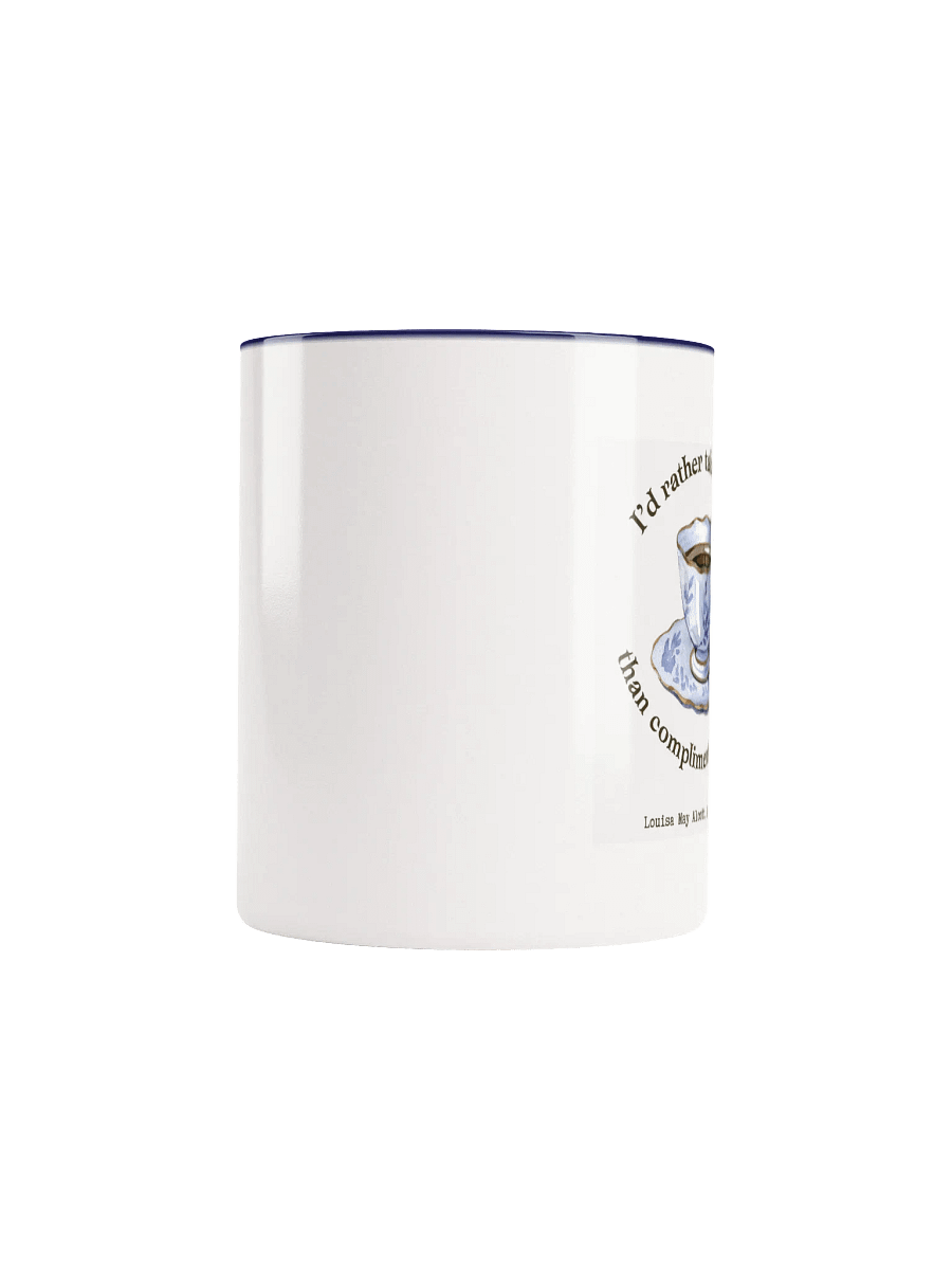 "I’d rather take coffee than compliments just now" Little Women Quote Mug product image (5)
