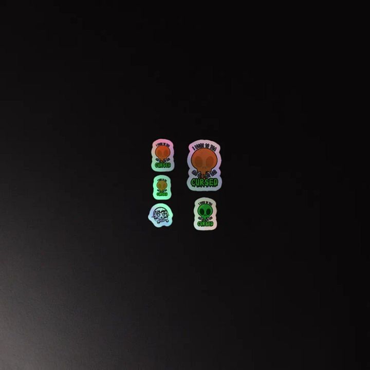 All I Got Was Cursed - Druid - Holo Sticker Sheet product image (2)