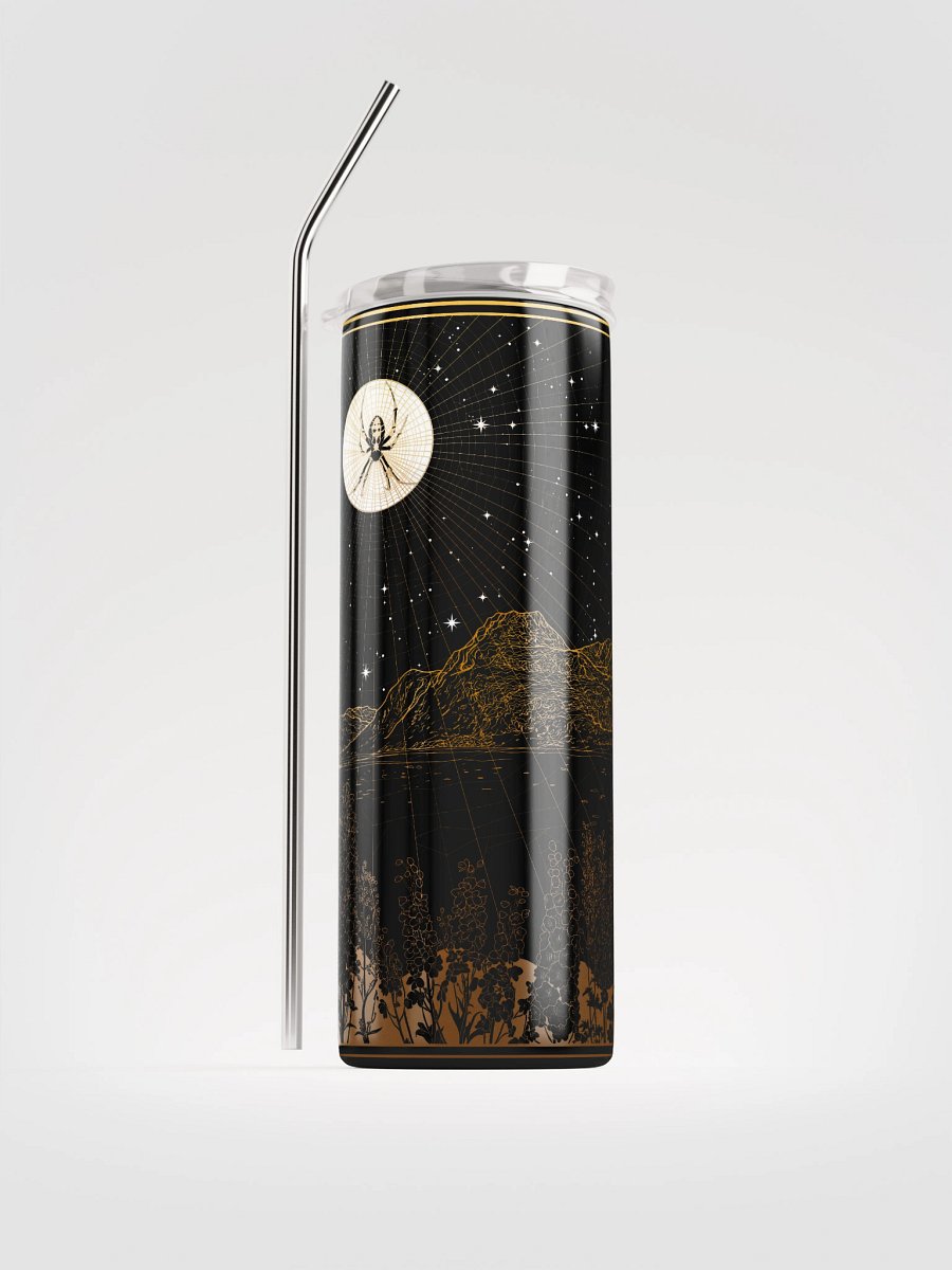 Golden Spiderweb Stainless Steel Tumbler product image (1)