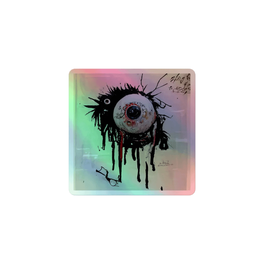 Surreal Eye Chaos Holographic Sticker Set product image (1)