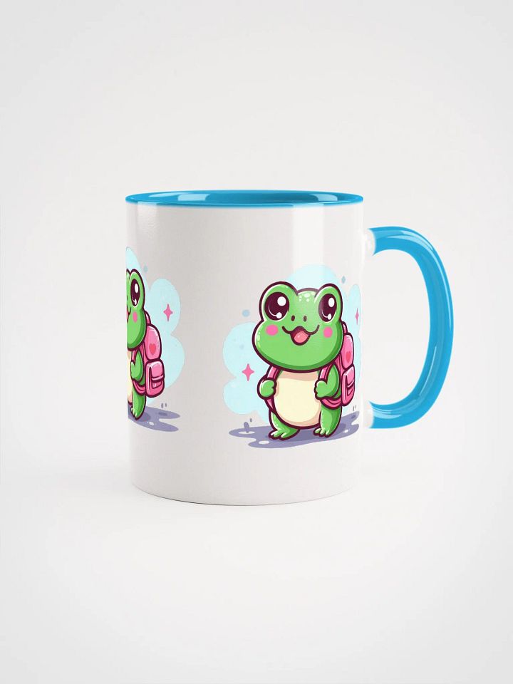 Cheerful Trekker Frog Mug product image (11)