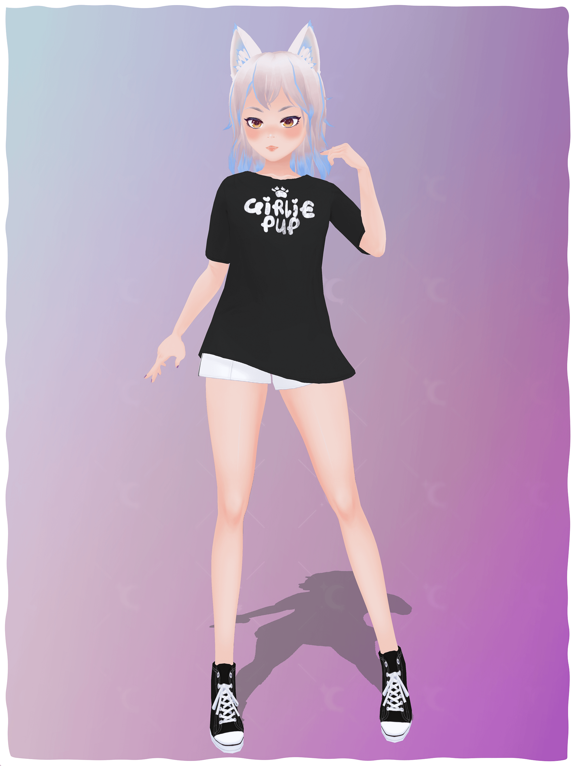 [VRoid Digital] Lunazera Shirt pack for VRoid Models product image (3)