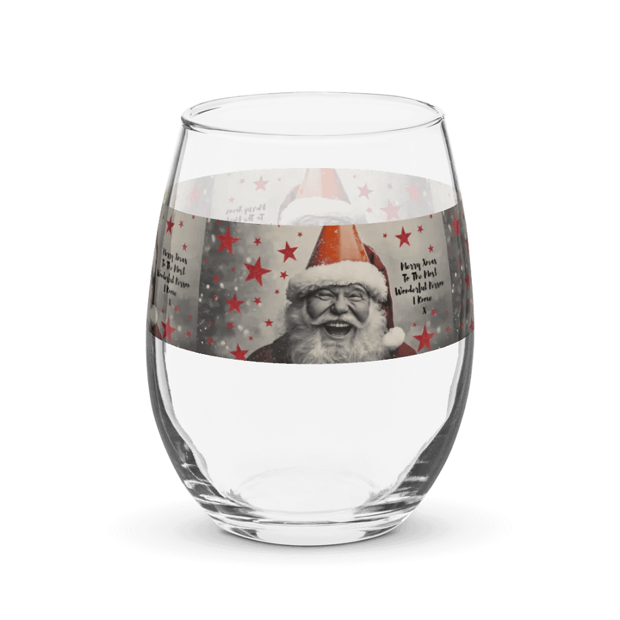 Wine Glass Glasgow Santa product image (3)