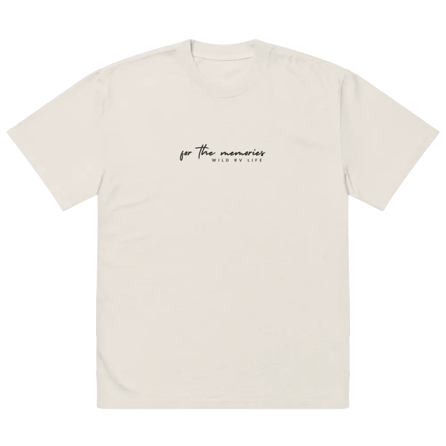 Premium "For The Memories" Oversized T-Shirt product image (2)