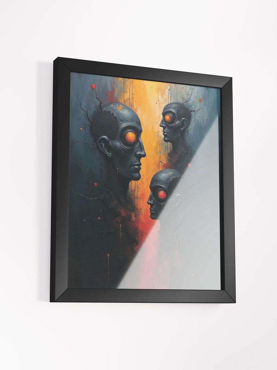 Ethereal Glowing Eyes Framed Print product image (10)