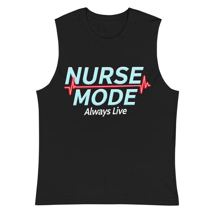 Heartbeat Nurse Mode Muscle Tank product image (2)