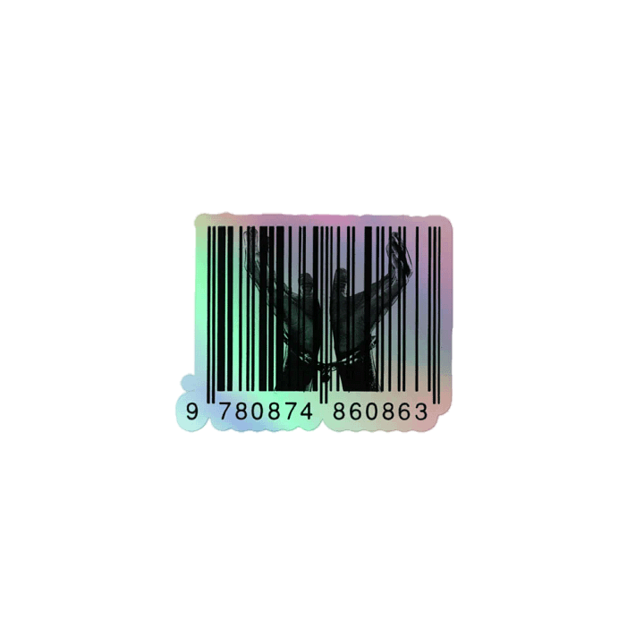 Chained By Capitalism Kiss-Cut Holographic Sticker Sheet product image (1)