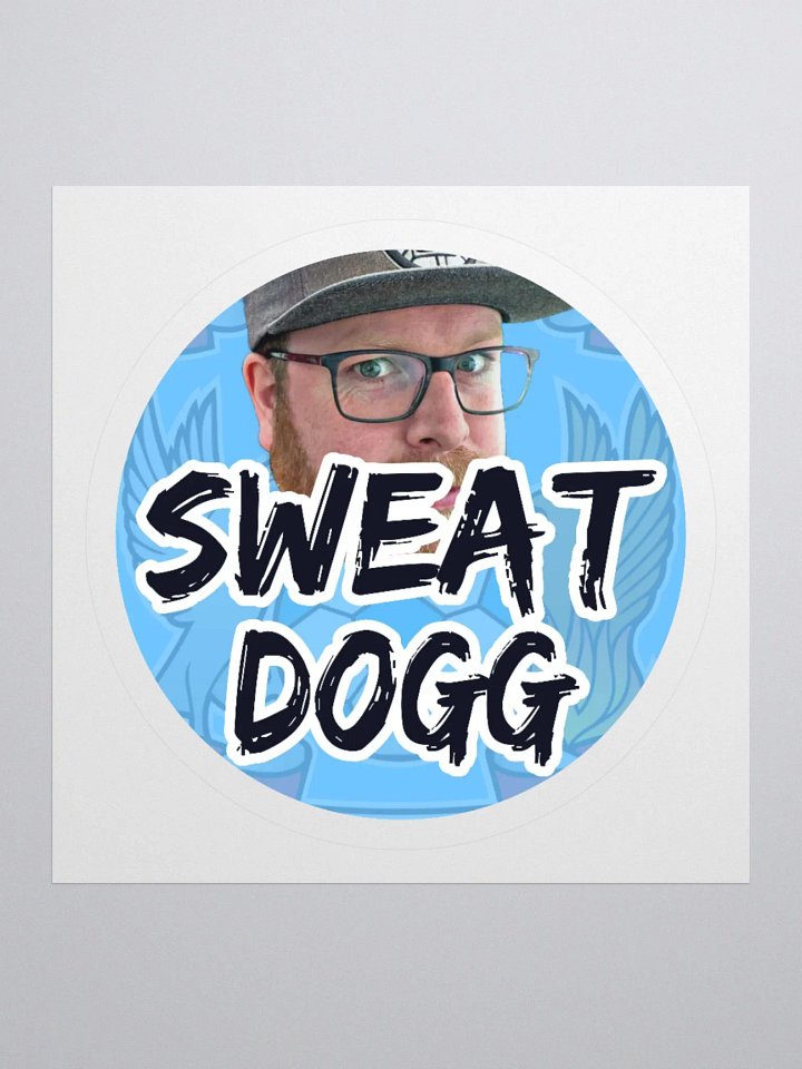 Sweat Dogg Face Stickers product image (1)