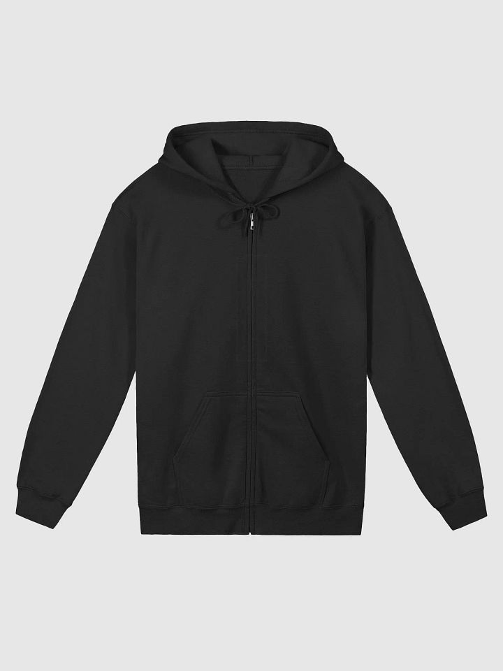 Small Rear Blitz Logo Unisex Zip Hoodie - Minimal Branding Series product image (1)