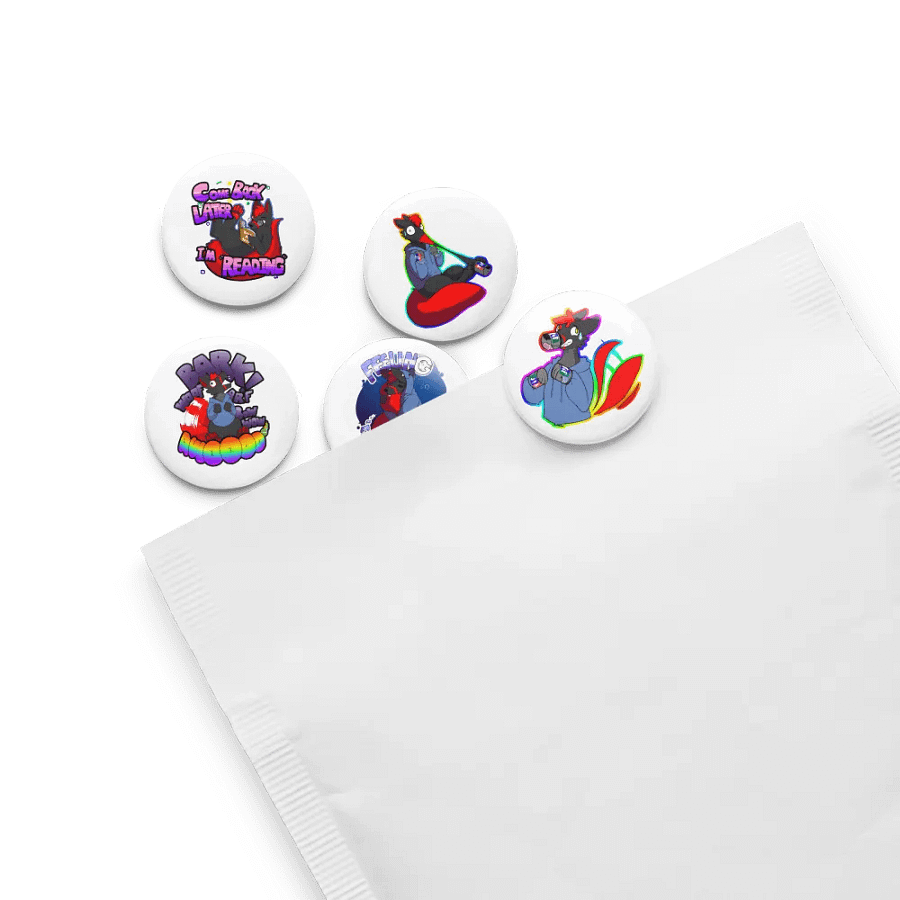 FuryTheWolf Pin Set! product image (8)