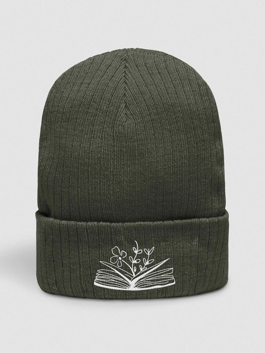 white logo beanie product image (1)