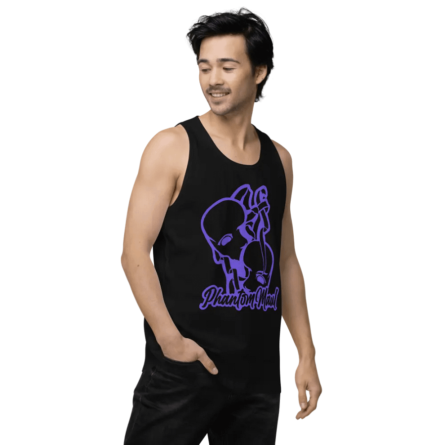 Dark Purple Big Logo Men's Tank Top product image (17)